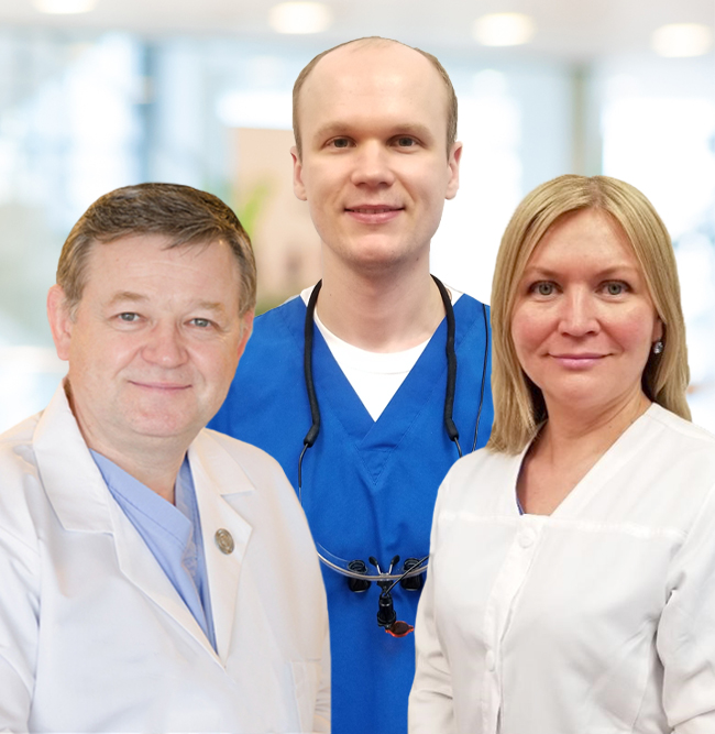 The team of dentists
