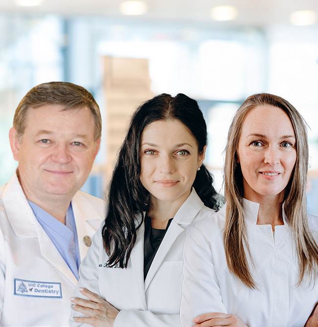 The team of dentists