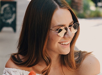 Young woman with beautiful smile